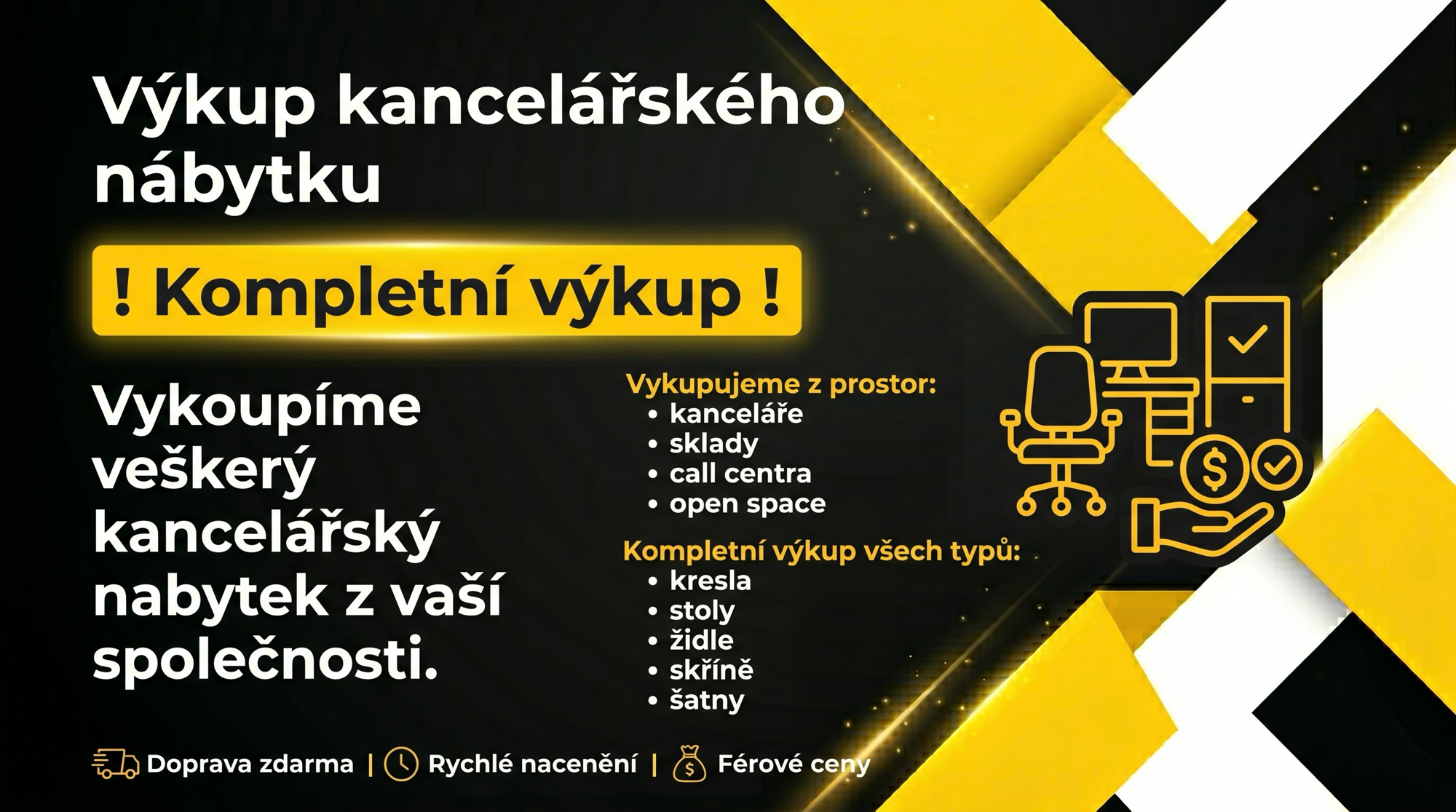 Výkup kancelářského nábytku